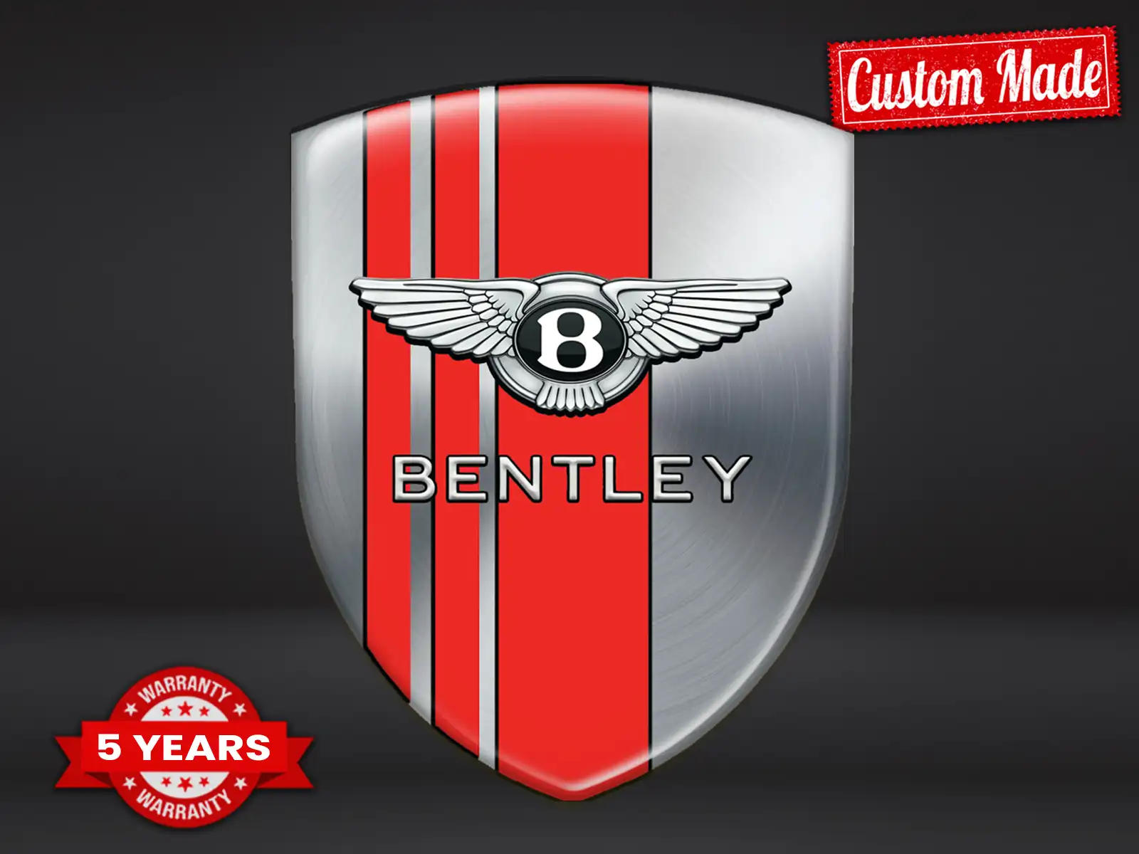 Bentley Stoßsticker Druck Sportlich Luxus Professionell